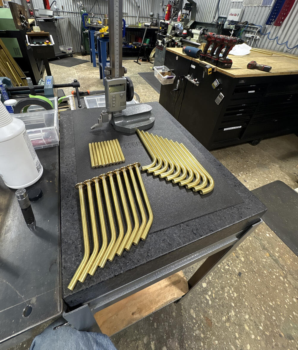 Manual brass fabrication & inspection