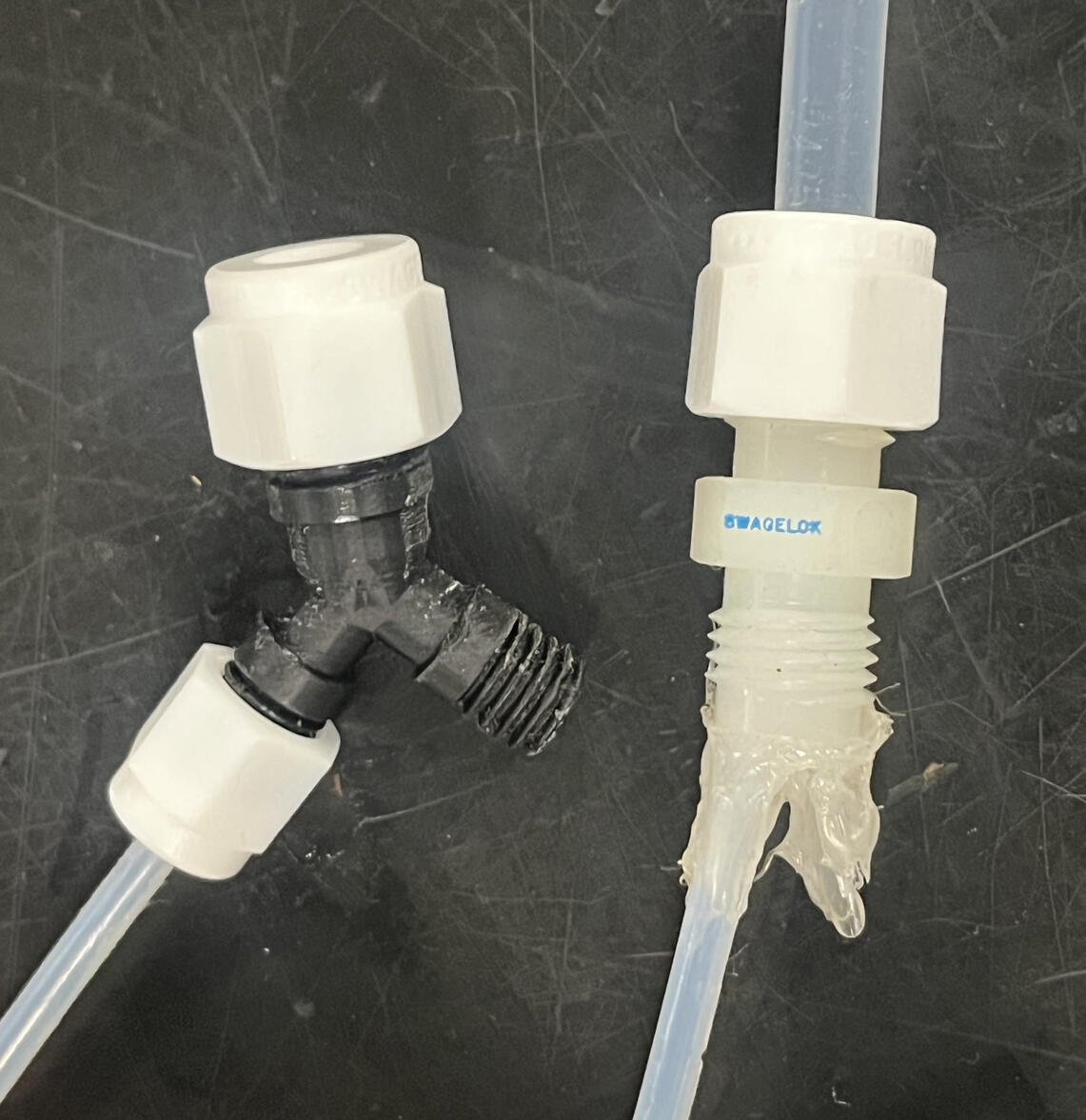 Custom 3D-printed tube connector upgrade